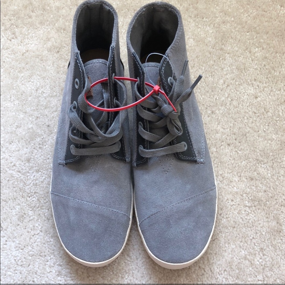 Grey Toms 8.5 Women’s Booties